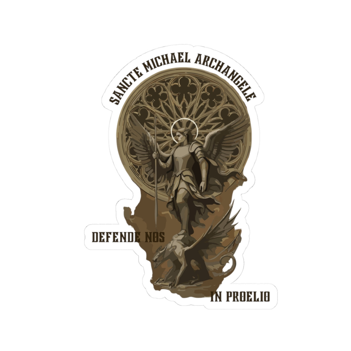 St. Michael the Archangel Sticker | Defende Nos Catholic Vinyl Decal