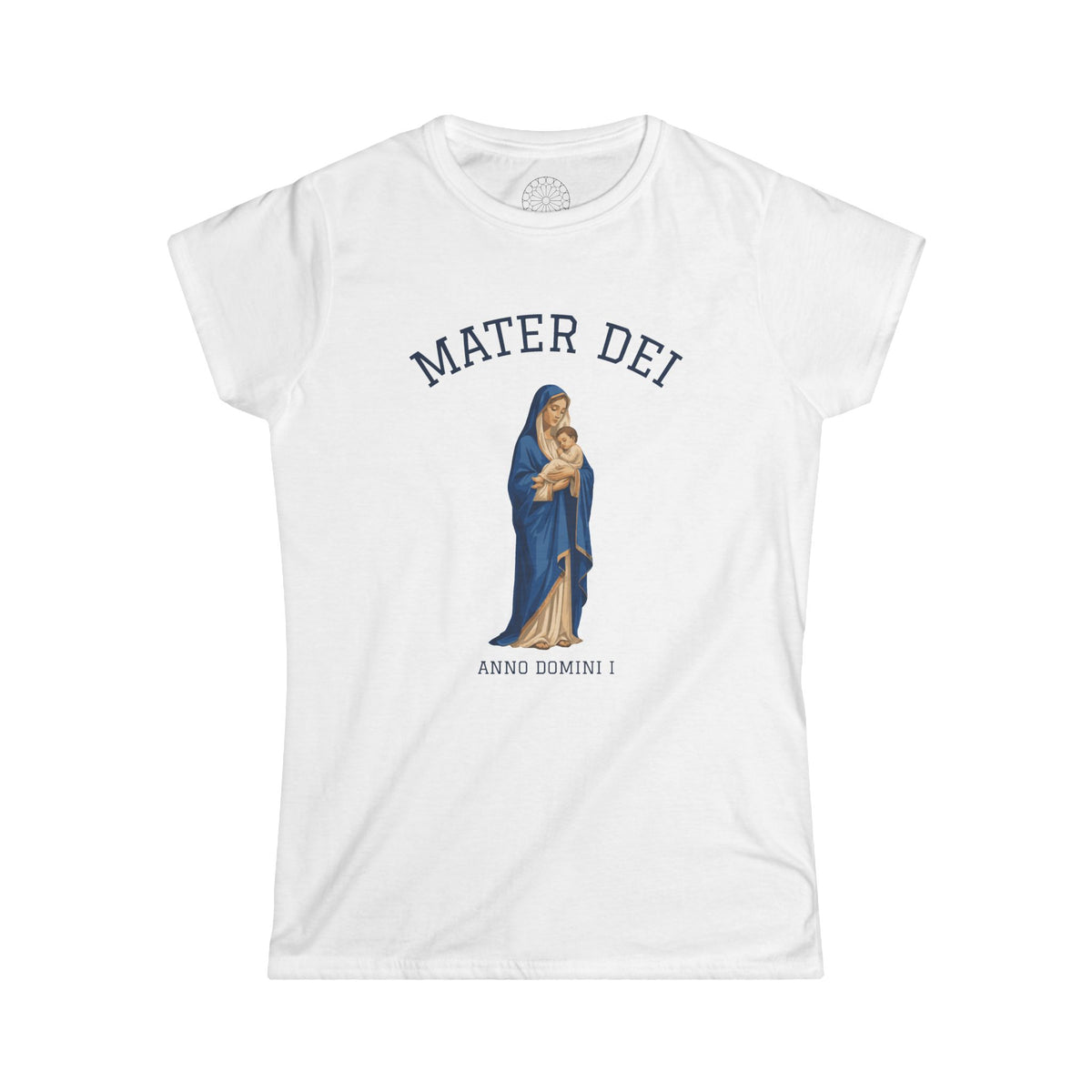 Mater Dei Women's T-Shirt | Mary and the Christ Child