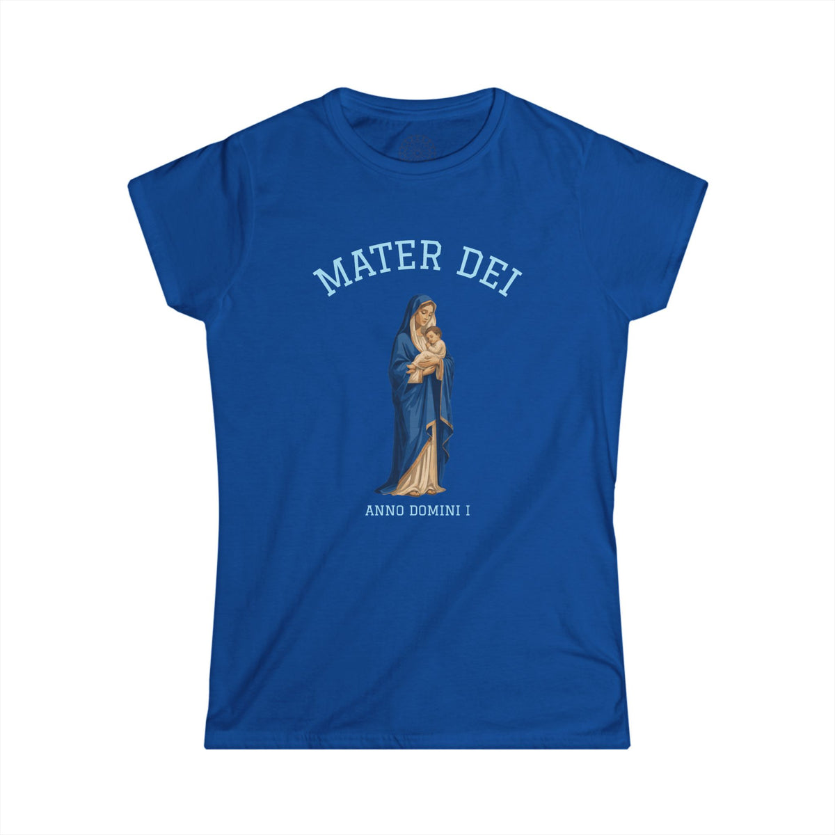 Mater Dei Women's T-Shirt | Mary and the Christ Child