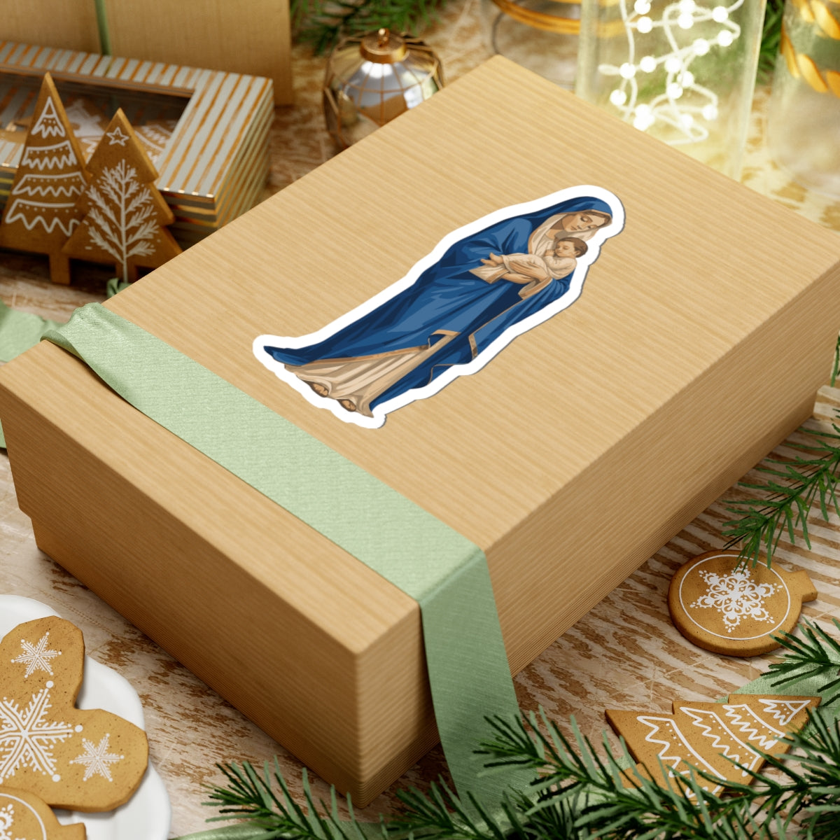 Mater Dei Sticker | Mary and the Christ Child