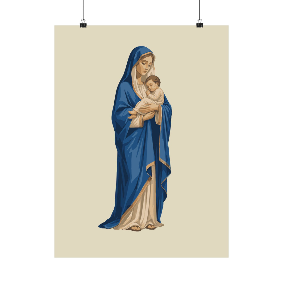 Mater Dei Art Print | Mary and the Christ Child