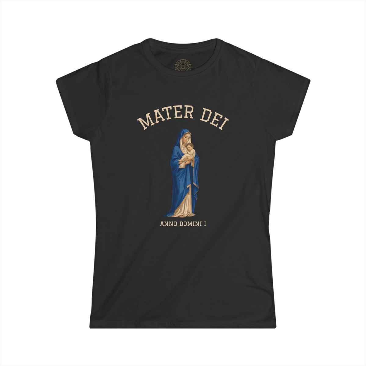 Mater Dei Women's T-Shirt | Mary and the Christ Child