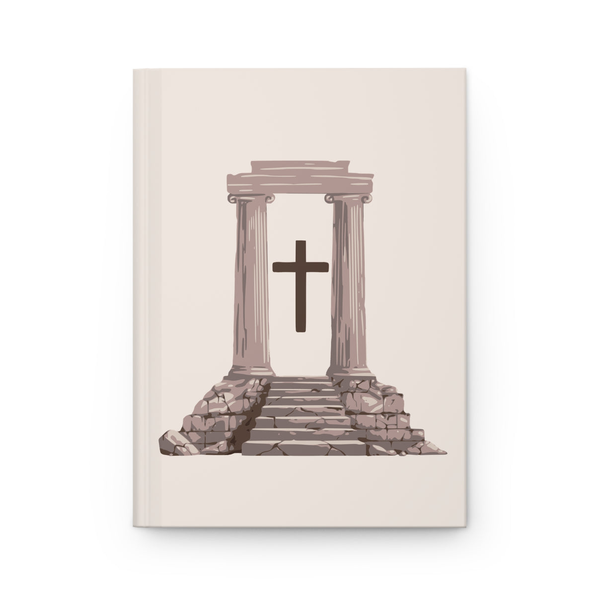 Temple Cross Hardcover Journal | Sacred Architecture