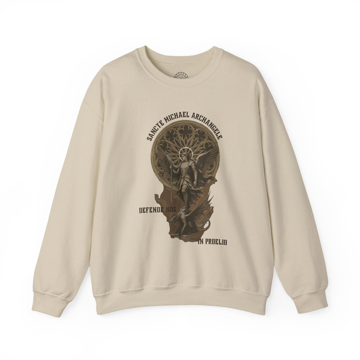 St. Michael the Archangel Sweatshirt | Defende Nos in Proelio Catholic Crewneck