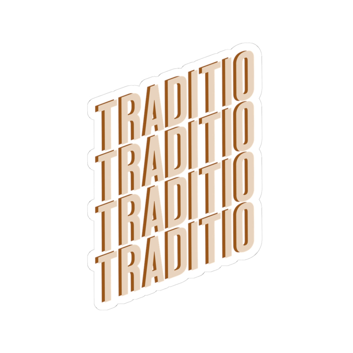 Traditio Sticker | What Was Handed On