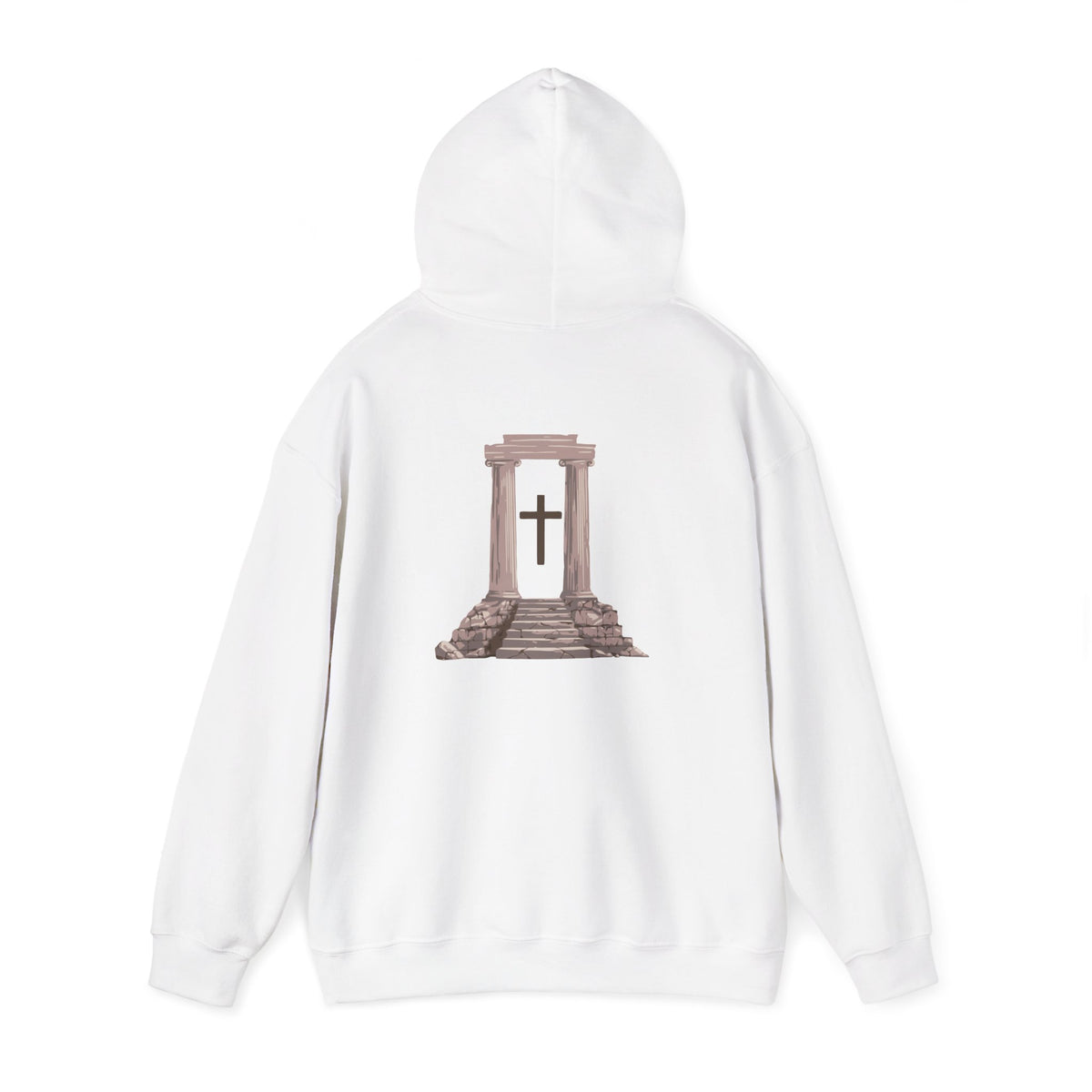Temple Cross Hoodie | Sacred Architecture