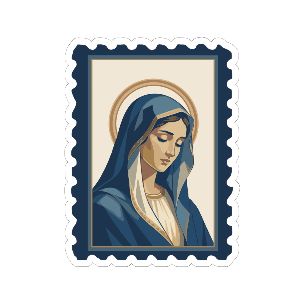 Tota Pulchra Sticker | Our Lady Stamp