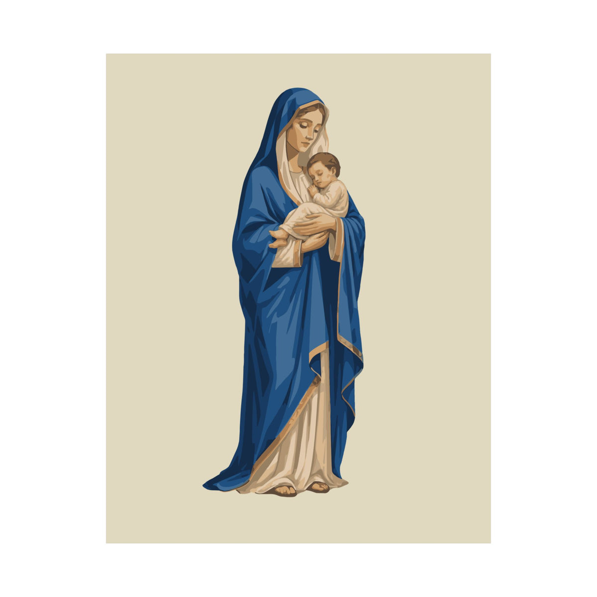 Mater Dei Art Print | Mary and the Christ Child
