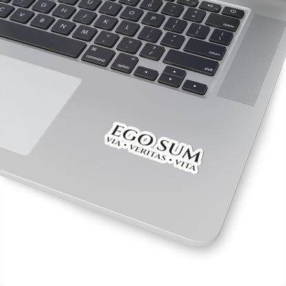 Ego Sum Sticker | Via, Veritas, Vita