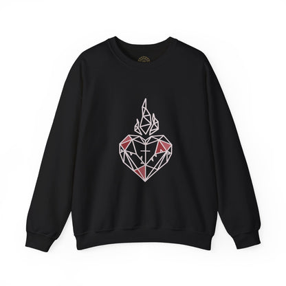 Cor Jesu Crewneck Sweatshirt | Sacred Heart of Jesus