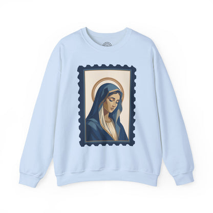 Tota Pulchra Crewneck Sweatshirt | Our Lady Stamp