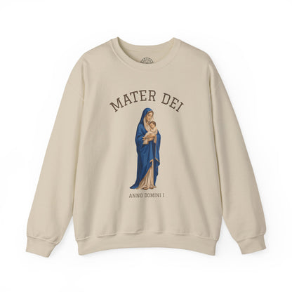 Mater Dei Crewneck Sweatshirt | Mary and the Christ Child