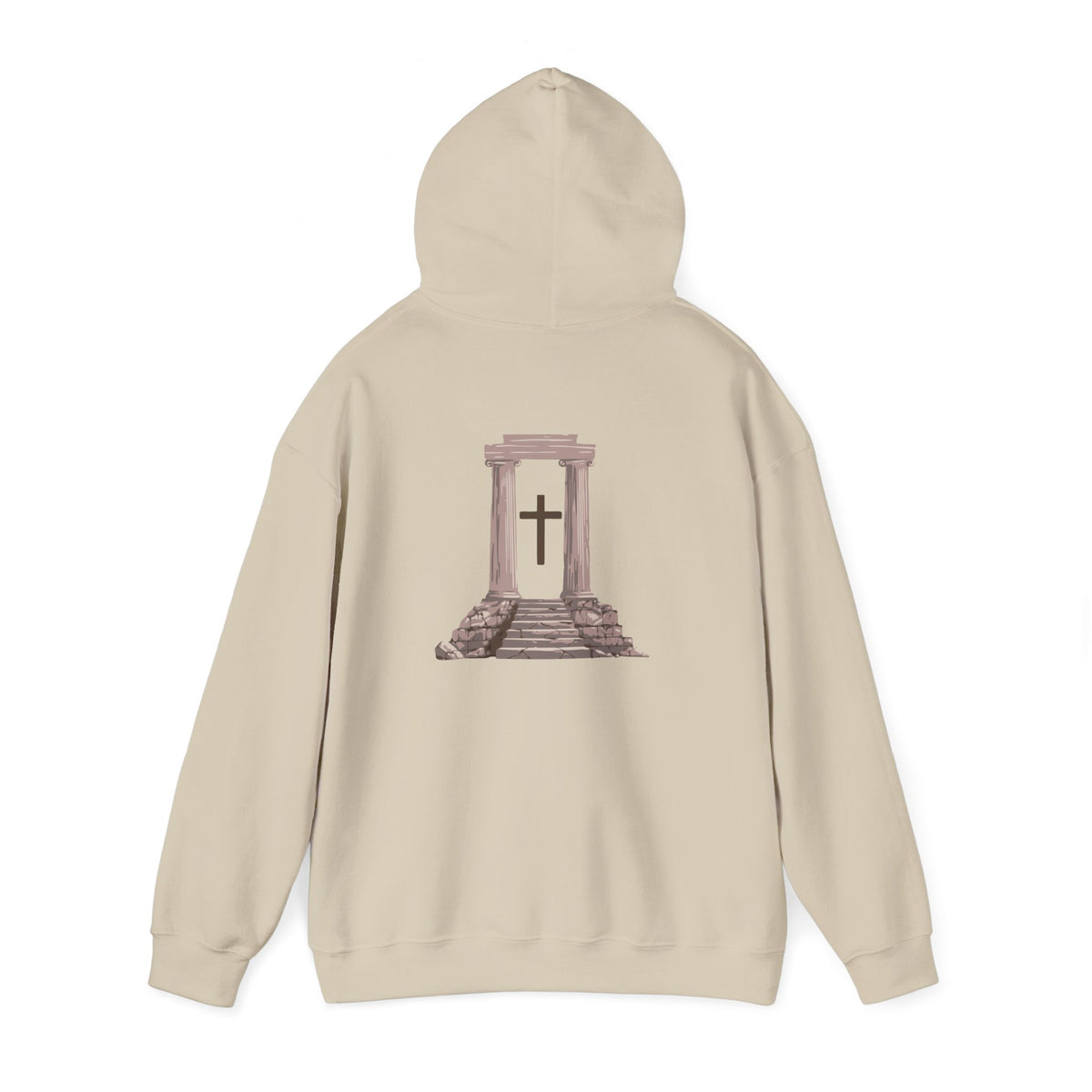 Temple Cross Hoodie | Sacred Architecture