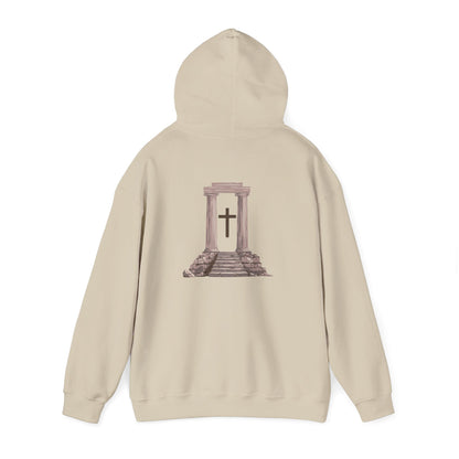 Temple Cross Hoodie | Sacred Architecture