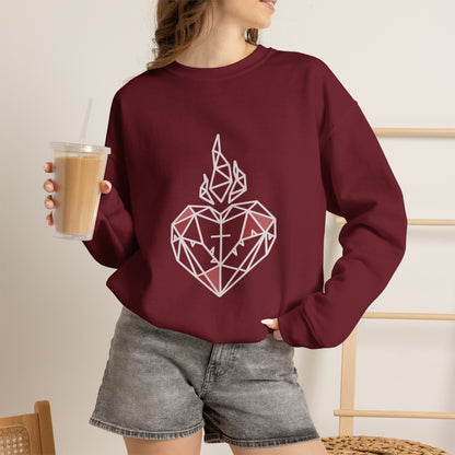 Cor Jesu Crewneck Sweatshirt | Sacred Heart of Jesus