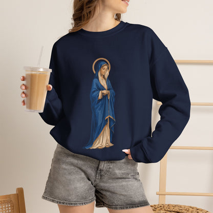 Regina in Caelum Crewneck Sweatshirt | Queen of Heaven