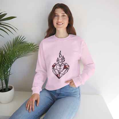 Cor Jesu Crewneck Sweatshirt | Sacred Heart of Jesus