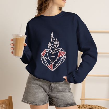 Cor Jesu Crewneck Sweatshirt | Sacred Heart of Jesus