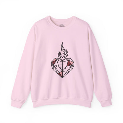 Cor Jesu Crewneck Sweatshirt | Sacred Heart of Jesus