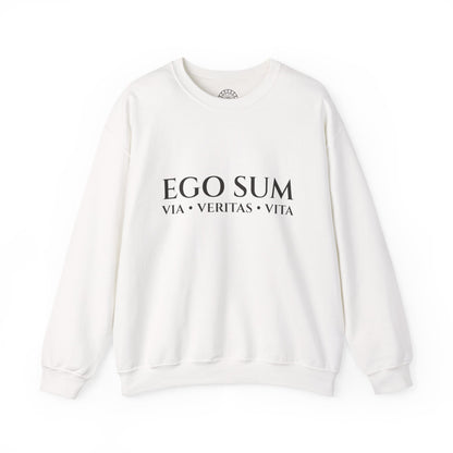 Ego Sum Crewneck Sweatshirt | Via, Veritas, Vita