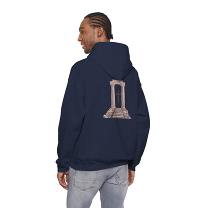 Temple Cross Hoodie | Sacred Architecture