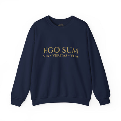 Ego Sum Crewneck Sweatshirt | Via, Veritas, Vita