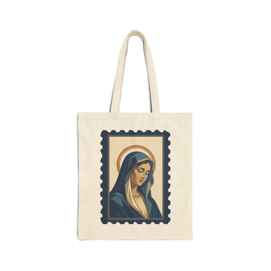 Tota Pulchra Tote Bag | Our Lady Stamp