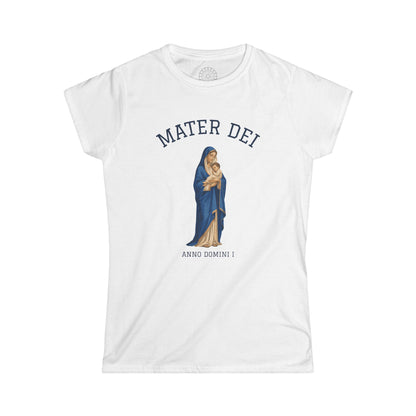 Mater Dei Women's T-Shirt | Mary and the Christ Child