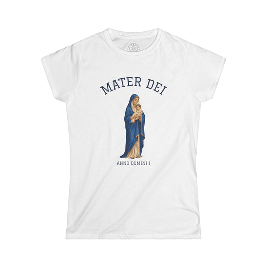 Mater Dei Women's T-Shirt | Mary and the Christ Child