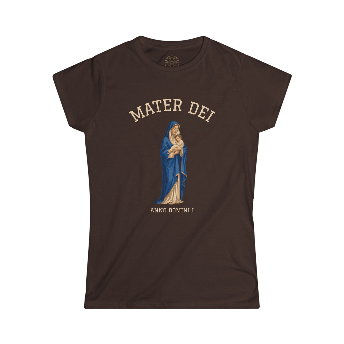 Mater Dei Women's T-Shirt | Mary and the Christ Child