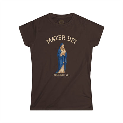 Mater Dei Women's T-Shirt | Mary and the Christ Child