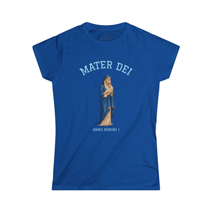 Mater Dei Women's T-Shirt | Mary and the Christ Child