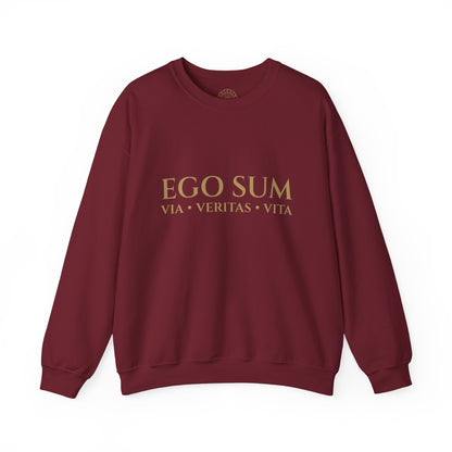 Ego Sum Crewneck Sweatshirt | Via, Veritas, Vita