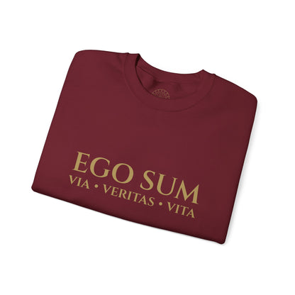 Ego Sum Crewneck Sweatshirt | Via, Veritas, Vita