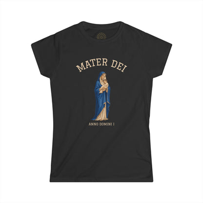 Mater Dei Women's T-Shirt | Mary and the Christ Child