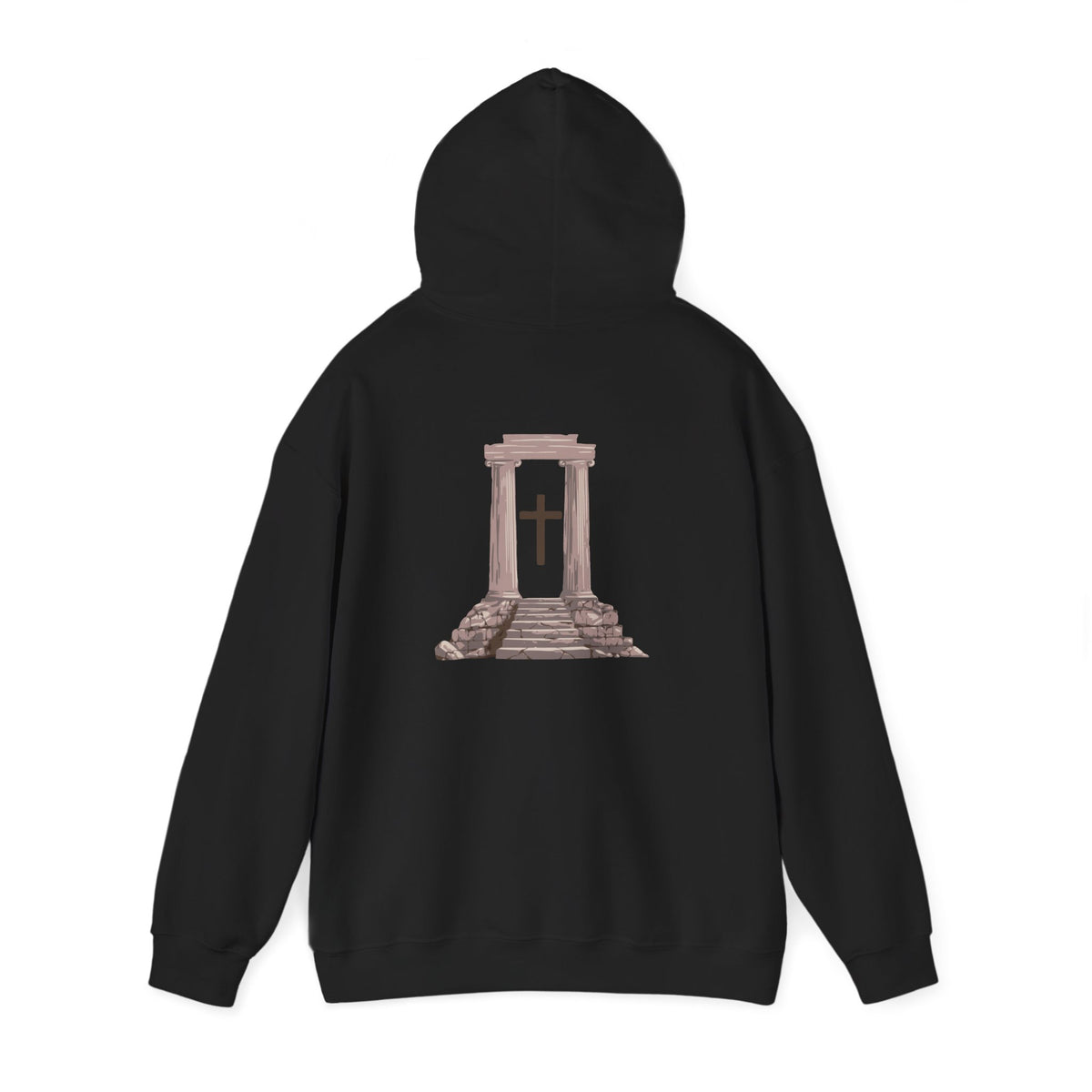 Temple Cross Hoodie | Sacred Architecture
