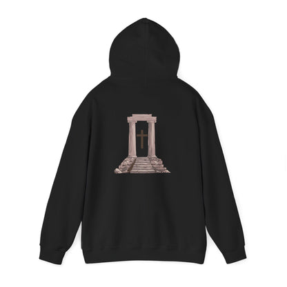 Temple Cross Hoodie | Sacred Architecture