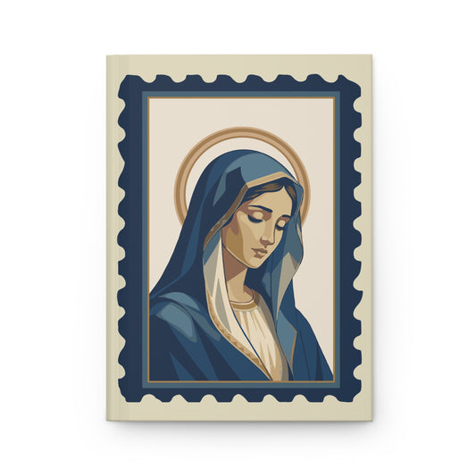 Tota Pulchra Hardcover Journal | Our Lady Stamp