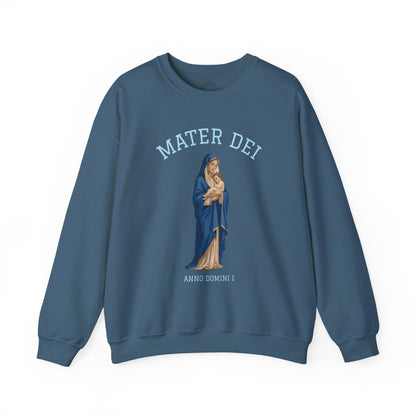 Mater Dei Crewneck Sweatshirt | Mary and the Christ Child