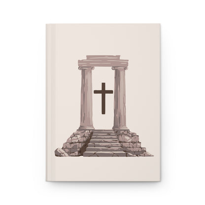 Temple Cross Hardcover Journal | Sacred Architecture