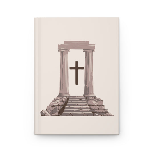Temple Cross Hardcover Journal | Sacred Architecture