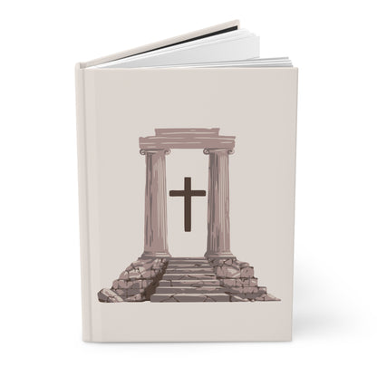 Temple Cross Hardcover Journal | Sacred Architecture