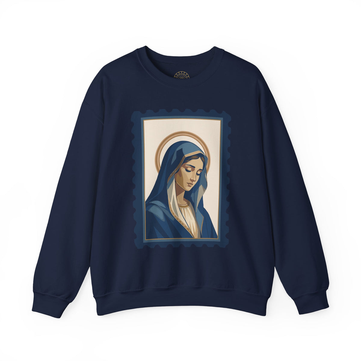 Tota Pulchra Crewneck Sweatshirt | Our Lady Stamp