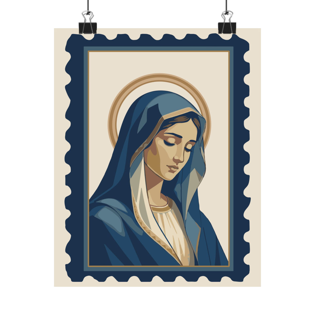 Tota Pulchra Art Print | Our Lady Stamp