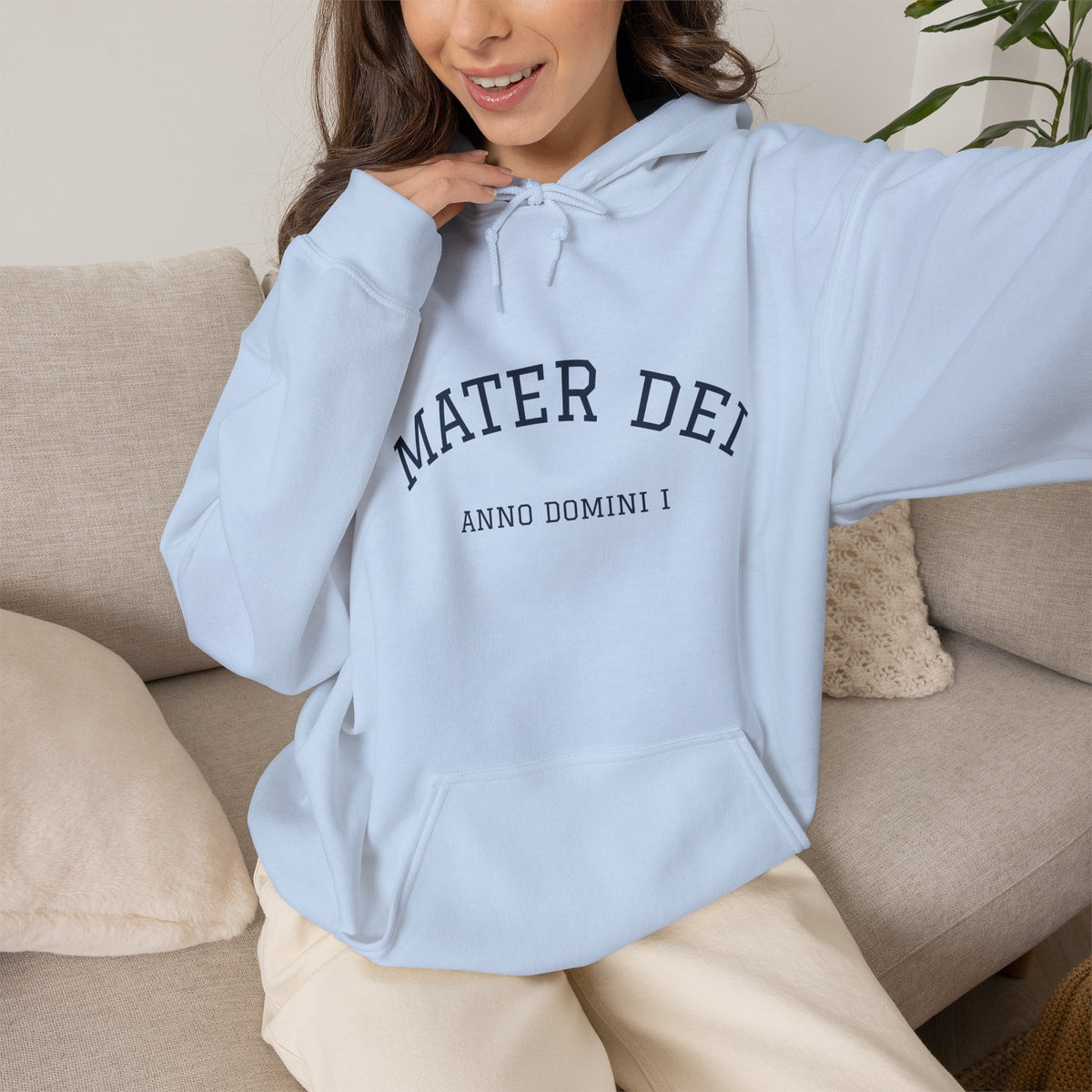 Mater Dei Hoodie | Mary and the Christ Child