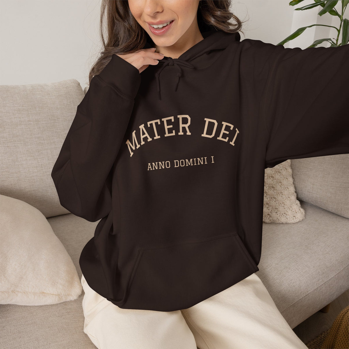 Mater Dei Hoodie | Mary and the Christ Child