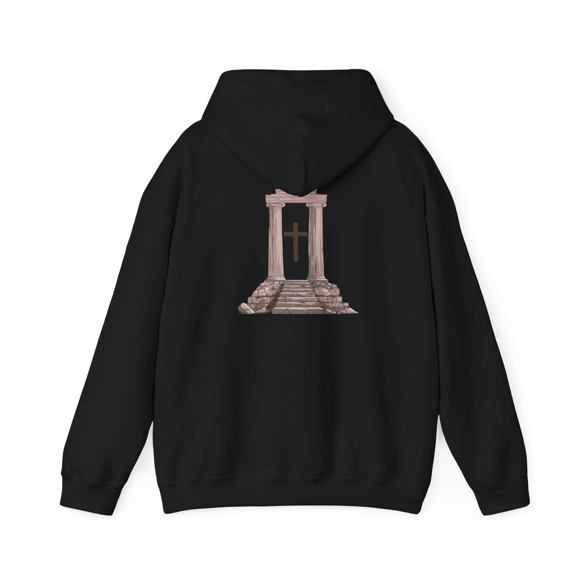 Temple Cross Hoodie | Sacred Architecture