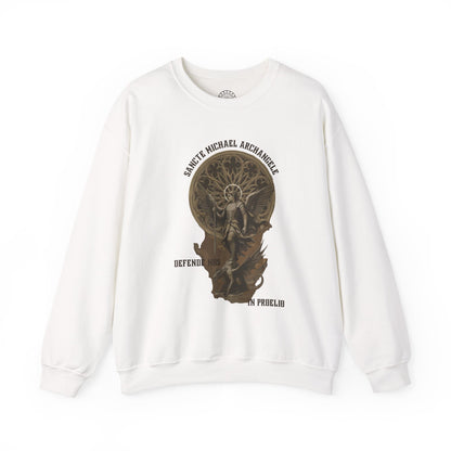St. Michael the Archangel Sweatshirt | Defende Nos in Proelio Catholic Crewneck