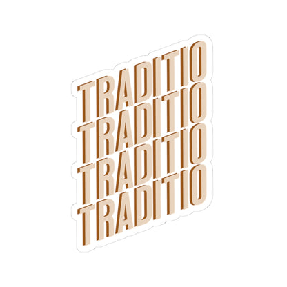 Traditio Sticker | What Was Handed On