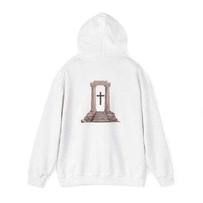 Temple Cross Hoodie | Sacred Architecture